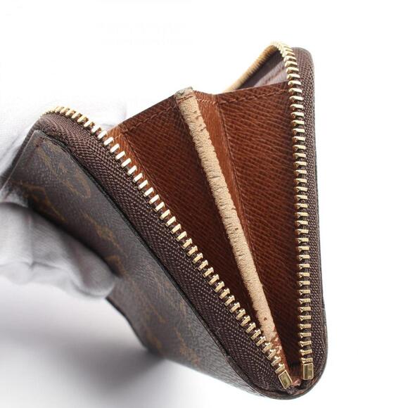 LOUIS VUITTON Brown Monogram Coated Canvas Wallet - Picture 7 of 10